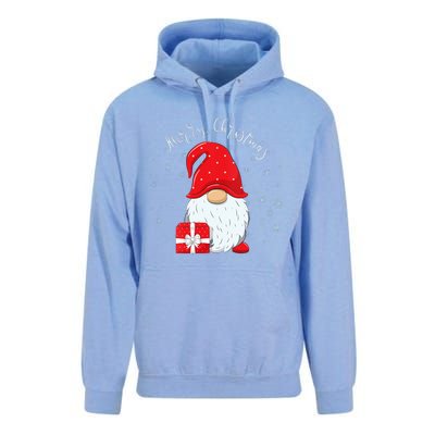 Santa Claus Garden Gnome Merry Christmas Vneck Unisex Surf Hoodie