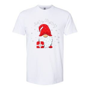 Santa Claus Garden Gnome Merry Christmas Vneck Softstyle CVC T-Shirt