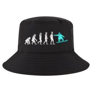 Snowboarding Cute Gift Evolution Of Snowboarder Gift Cool Comfort Performance Bucket Hat