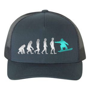 Snowboarding Cute Gift Evolution Of Snowboarder Gift Yupoong Adult 5-Panel Trucker Hat