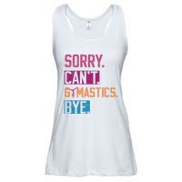 Sorry Cant Gymnastics Bye Funny Gymnastics Player Vintage Ladies Essential Flowy Tank