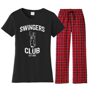 Swingers Club Golf Clubs Funny Golf Sarcastic Golfing Women's Flannel Pajama Set