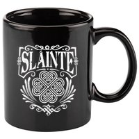 Slainte Cheers Good Health From Ireland 11oz C Handle Ceramic Mug