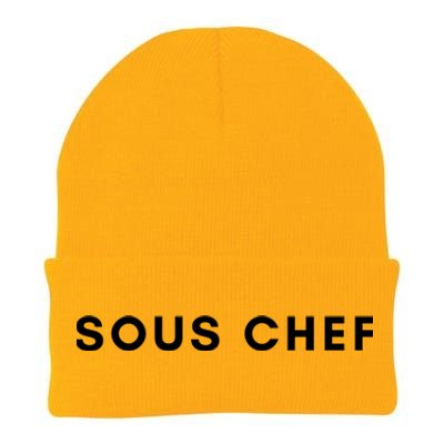 Sous Chef Gift For Foodies Cute Gift Knit Cap Winter Beanie