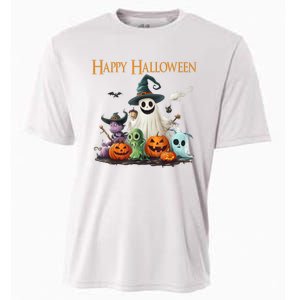 Spooky Cute Ghost Halloween Costume | Happy Halloween Ghost Cooling Performance Crew T-Shirt