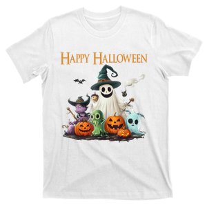 Spooky Cute Ghost Halloween Costume | Happy Halloween Ghost T-Shirt