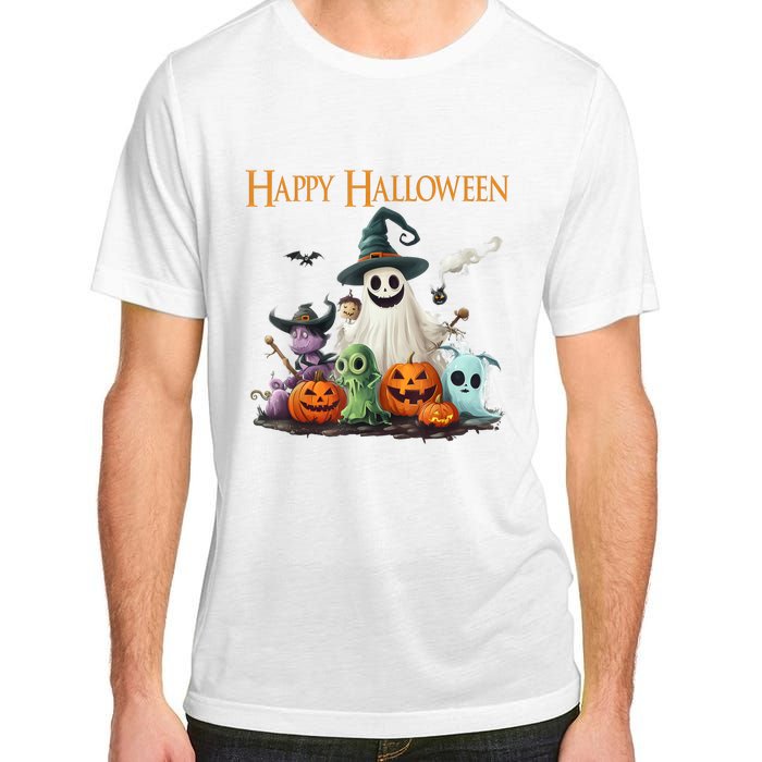 Spooky Cute Ghost Halloween Costume | Happy Halloween Ghost Adult ChromaSoft Performance T-Shirt