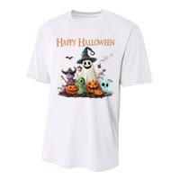 Spooky Cute Ghost Halloween Costume | Happy Halloween Ghost Performance Sprint T-Shirt