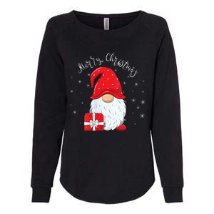 Santa Claus Garden Gnome Merry Christmas Womens California Wash Sweatshirt