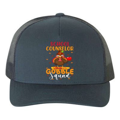 School Counselor Gobble Squad Funny Thanksgiving Turkey Great Gift Yupoong Adult 5-Panel Trucker Hat