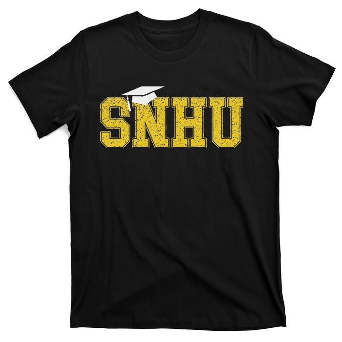 Snhu College Graduation With Hat Vintage T-Shirt