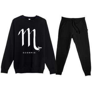 Scorpio Cute Gift Premium Crewneck Sweatsuit Set