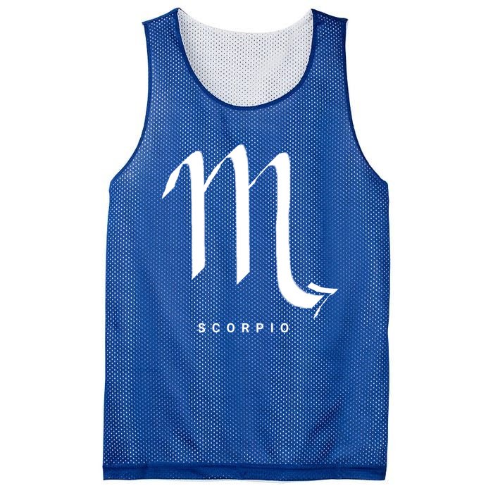 Scorpio Cute Gift Mesh Reversible Basketball Jersey Tank