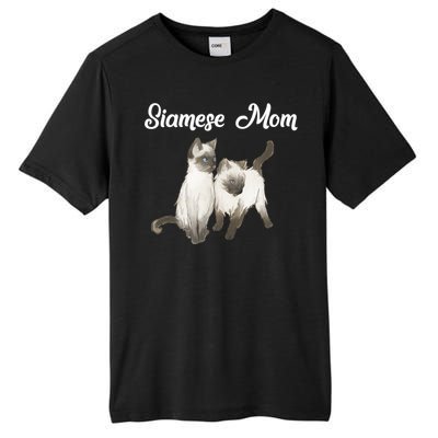 Siamese Cat Gift Siamese Mom Gift Siamese Cat Funny Gift Tall Fusion ChromaSoft Performance T-Shirt