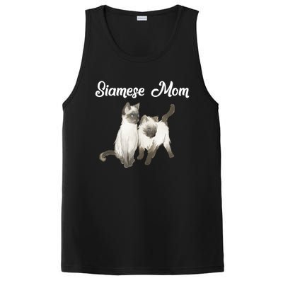 Siamese Cat Gift Siamese Mom Gift Siamese Cat Funny Gift PosiCharge Competitor Tank