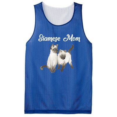 Siamese Cat Gift Siamese Mom Gift Siamese Cat Funny Gift Mesh Reversible Basketball Jersey Tank