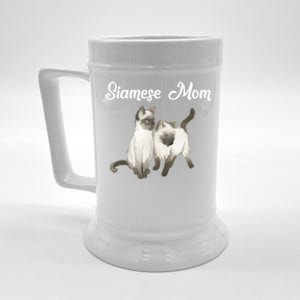 Siamese Cat Gift Siamese Mom Gift Siamese Cat Funny Gift Beer Stein