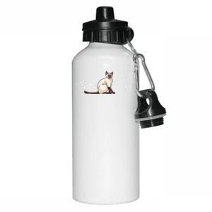 Siamese Cat Gift Gift Love My Siamese Cat Cool Gift Aluminum Water Bottle