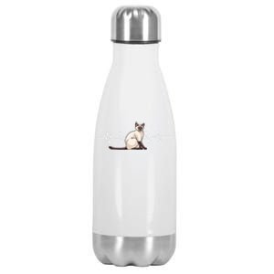 Siamese Cat Gift Gift Love My Siamese Cat Cool Gift Stainless Steel Insulated Water Bottle