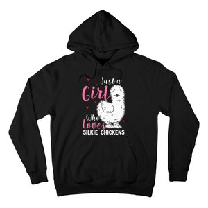 Silkie Chicken Girl Who Loves Silkie Chickens Hoodie