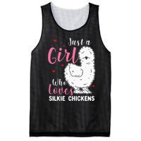 Silkie Chicken Girl Who Loves Silkie Chickens Mesh Reversible Basketball Jersey Tank