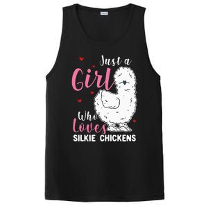 Silkie Chicken Girl Who Loves Silkie Chickens PosiCharge Competitor Tank