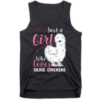 Silkie Chicken Girl Who Loves Silkie Chickens Tank Top