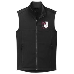 Silkie Chicken Girl Who Loves Silkie Chickens Collective Smooth Fleece Vest