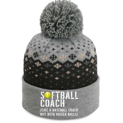 Softball Coach Gift Softball Dad Softball Coach Gift The Baniff Cuffed Pom Beanie