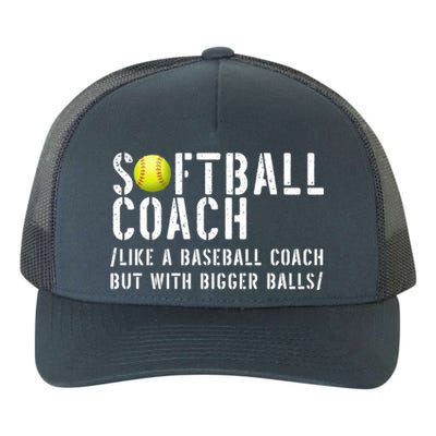 Softball Coach Gift Softball Dad Softball Coach Gift Yupoong Adult 5-Panel Trucker Hat