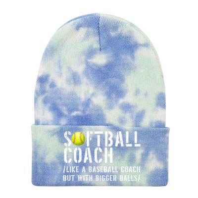 Softball Coach Gift Softball Dad Softball Coach Gift Tie Dye 12in Knit Beanie