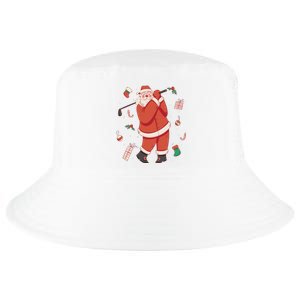 Santa Claus Golf Lover Holiday Cool Comfort Performance Bucket Hat