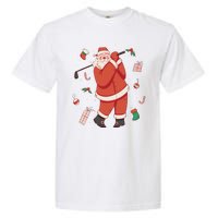 Santa Claus Golf Lover Holiday Garment-Dyed Heavyweight T-Shirt