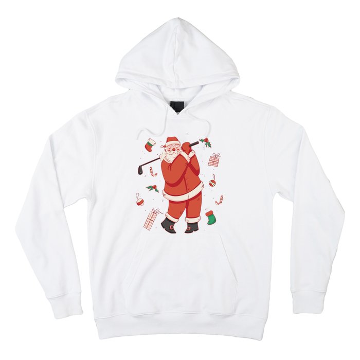 Santa Claus Golf Lover Holiday Hoodie