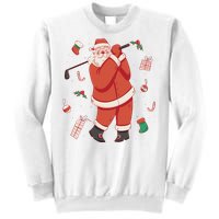 Santa Claus Golf Lover Holiday Sweatshirt