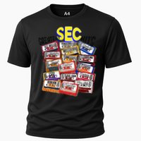 Sec Conference Greatest Hits College Football Game Day Cassette Tape Cooling Performance Crew T-Shirt