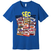 Sec Conference Greatest Hits College Football Game Day Cassette Tape Premium T-Shirt