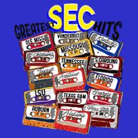 Sec Conference Greatest Hits College Football Game Day Cassette Tape Visor