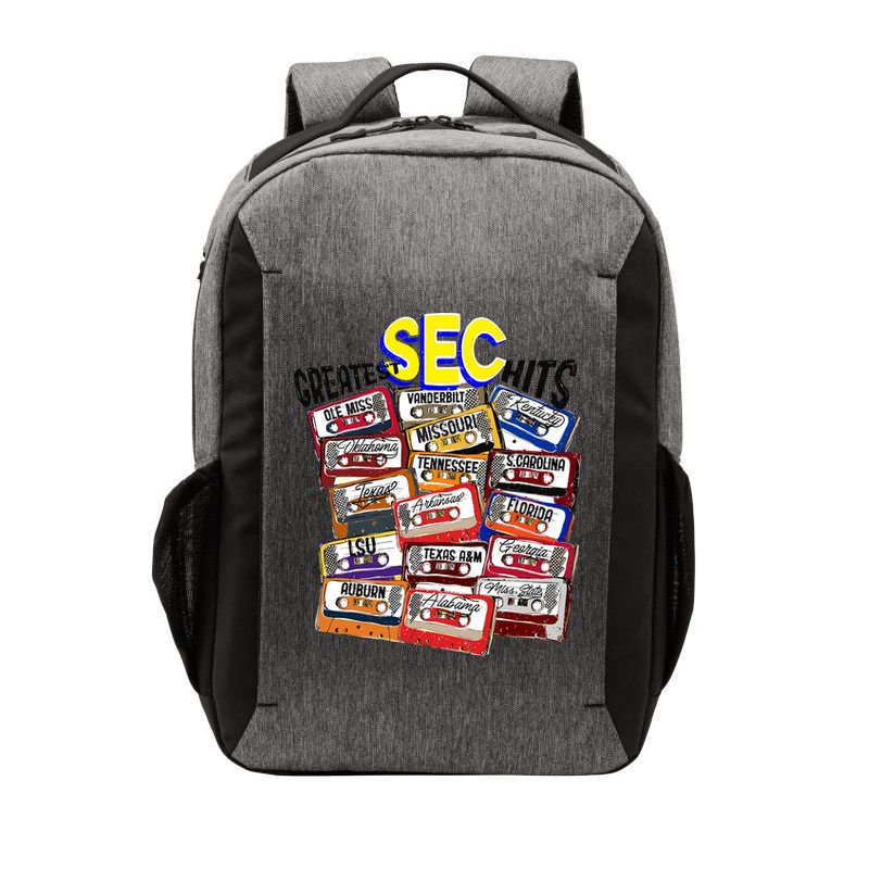 Sec Conference Greatest Hits College Football Game Day Cassette Tape Vector Backpack