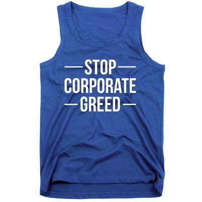 Stop Corporate Greed Heath Workers Strike Tank Top