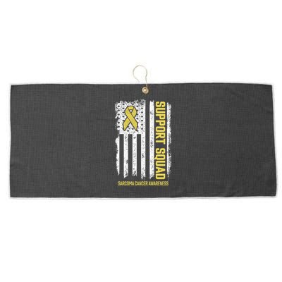 Sarcoma Cancer Gift Support Squad Sarcoma Cancer Awareness Gift Large Microfiber Waffle Golf Towel