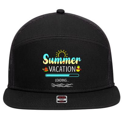 Summer Cute Gift 7 Panel Mesh Trucker Snapback Hat