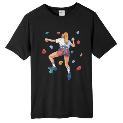 Sports Climbing Gift Tall Fusion ChromaSoft Performance T-Shirt