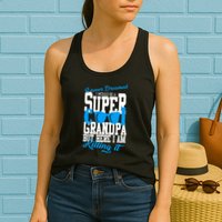 Super Cool Grandpa Womens Tank Top