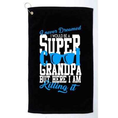 Super Cool Grandpa Golf Towel
