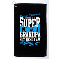 Super Cool Grandpa Golf Towel
