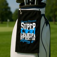 Super Cool Grandpa Golf Towel