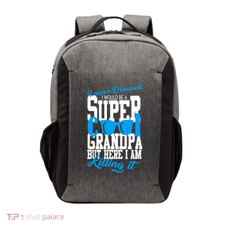 Super Cool Grandpa Vector Backpack