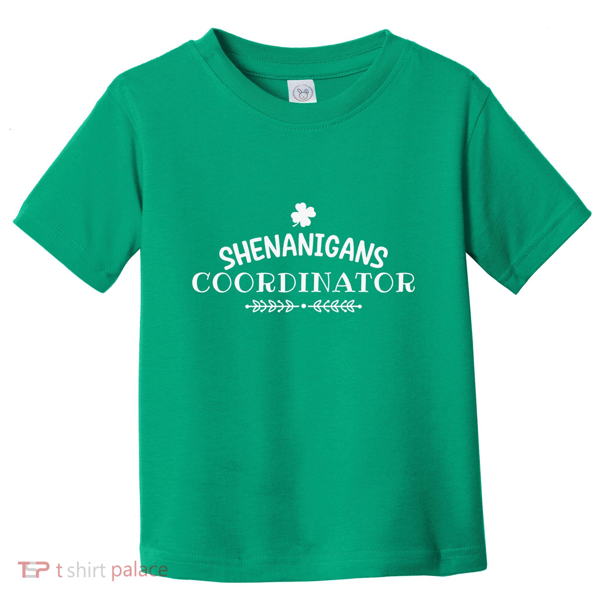 Shenanigans Coordinator Happy St Patricks Day Shamrock Toddler T-Shirt