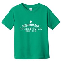 Shenanigans Coordinator Happy St Patricks Day Shamrock Toddler T-Shirt